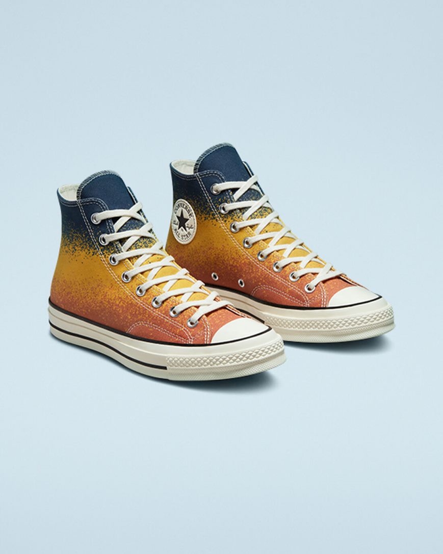 Tenisky Vysoke Converse Chuck 70 Scatter Dye Panske Zlate | SK BA11YP5